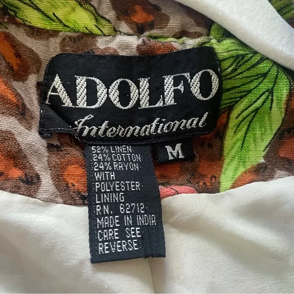 Women’s Vintage Safari Linen Blend Blazer - Picture 9 of 9